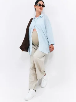 GATE Szerokie spodnie ciążowe| Spodnie·Spodnie|Maternity