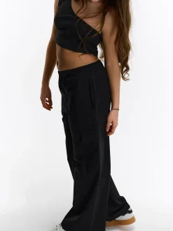 GATE Szerokie spodnie dresowe z kieszeniami|Dzieci Dziewczynki·Spodnie I Legginsy