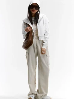 GATE Szerokie spodnie dresowe typu cargo| Spodnie·Spodnie Dresowe