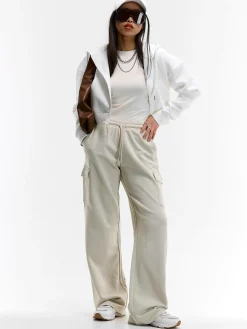 GATE Szerokie spodnie dresowe typu cargo| Spodnie·Spodnie Dresowe