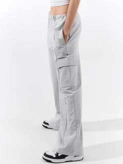 GATE Szerokie spodnie dresowe z kieszeniami|Dzieci Dziewczynki·Spodnie I Legginsy