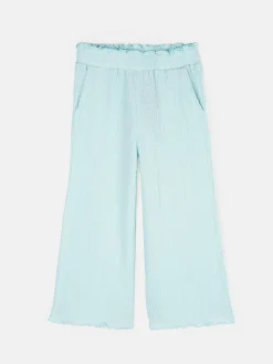 GATE Szerokie spodnie strukturalne|Dzieci Dziewczynki·Spodnie I Legginsy