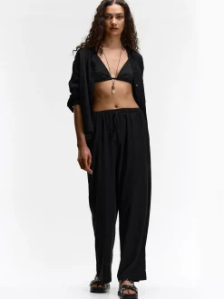 GATE Szerokie spodnie strukturalne| Spodnie·Spodnie