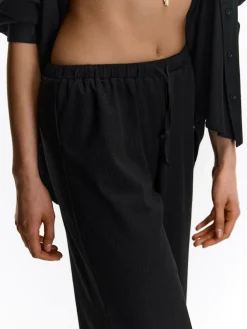 GATE Szerokie spodnie strukturalne| Spodnie·Spodnie