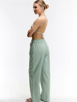 GATE Szerokie spodnie z domieszką lnu| Spodnie·Spodnie