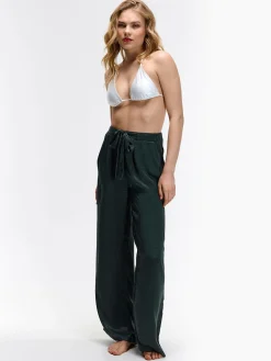 GATE Szerokie spodnie z paskiem| Spodnie·Spodnie