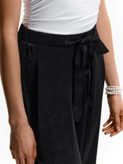 GATE Szerokie spodnie z paskiem| Spodnie·Spodnie