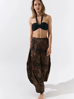 GATE Szerokie spodnie z rozcięciem| Spodnie·Spodnie