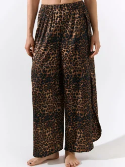 GATE Szerokie spodnie z rozcięciem| Spodnie·Spodnie