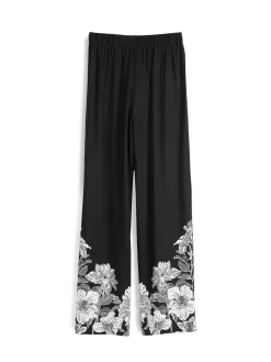 GATE Szerokie spodnie z wiskozy| Spodnie·Spodnie