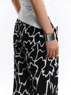 GATE Szerokie spodnie z wiskozy| Spodnie·Spodnie