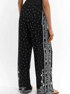 GATE Szerokie spodnie z wiskozy| Spodnie·Spodnie