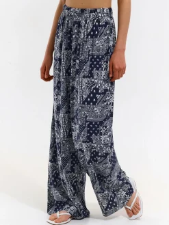 GATE Szerokie spodnie z wiskozy| Spodnie·Spodnie