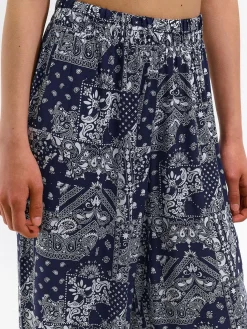 GATE Szerokie spodnie z wiskozy| Spodnie·Spodnie