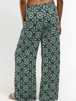 GATE Szerokie spodnie z wiskozy| Spodnie·Spodnie