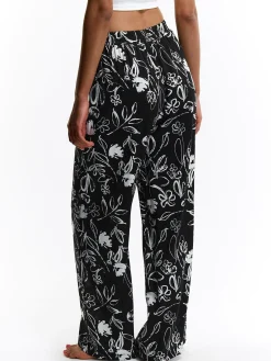 GATE Szerokie spodnie z wiskozy| Spodnie·Spodnie