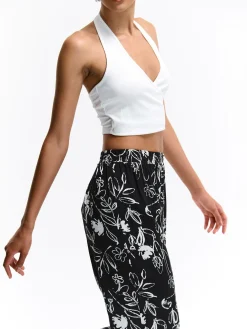 GATE Szerokie spodnie z wiskozy| Spodnie·Spodnie