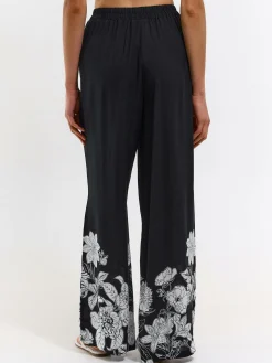 GATE Szerokie spodnie z wiskozy| Spodnie·Spodnie