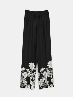 GATE Szerokie spodnie z wiskozy| Spodnie·Spodnie