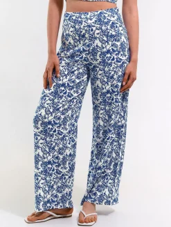 GATE Szerokie spodnie z wiskozy| Spodnie·Spodnie