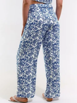 GATE Szerokie spodnie z wiskozy| Spodnie·Spodnie