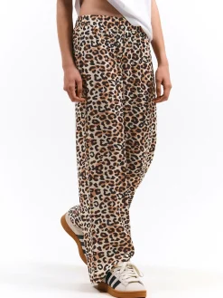 GATE Szerokie spodnie z wiskozy|Dzieci Dziewczynki·Spodnie I Legginsy