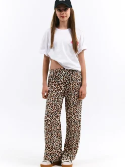 GATE Szerokie spodnie z wiskozy|Dzieci Dziewczynki·Spodnie I Legginsy