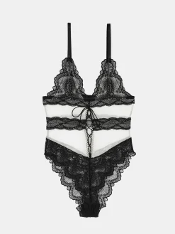 GATE Sznurowane, nierozciągnięte body| Bielizna·Biustonosze|Koszulki I Topy·Body