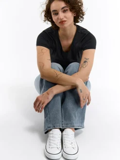 GATE Sznurowane, płócienne tenisówki| Buty