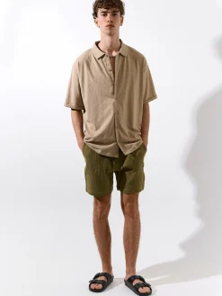 GATE Szorty bawełniane muślinowe| Spodnie·Spodenki ☀️