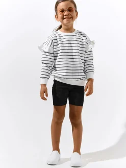 GATE Szorty biker z efektem sprania|Dzieci Dziewczynki·Spodnie I Legginsy|Dziewczynki·Szorty ☀️