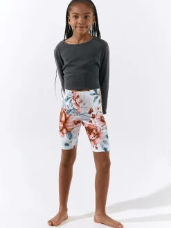 GATE Szorty biker z nadrukiem|Dzieci Dziewczynki·Spodnie I Legginsy|Dziewczynki·Szorty ☀️