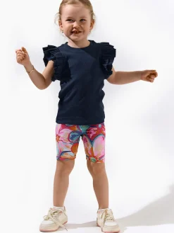 GATE Szorty biker z nadrukiem|Dzieci Dziewczynki·Spodnie I Legginsy|Dziewczynki·Szorty ☀️