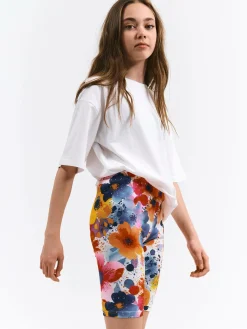 GATE Szorty biker z nadrukiem|Dzieci Dziewczynki·Spodnie I Legginsy|Dziewczynki·Szorty ☀️