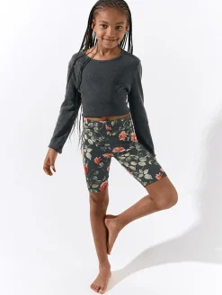 GATE Szorty biker z nadrukiem|Dzieci Dziewczynki·Spodnie I Legginsy|Dziewczynki·Szorty ☀️