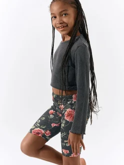 GATE Szorty biker z nadrukiem|Dzieci Dziewczynki·Spodnie I Legginsy|Dziewczynki·Szorty ☀️