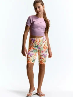 GATE Szorty biker z nadrukiem|Dzieci Dziewczynki·Spodnie I Legginsy|Dziewczynki·Szorty ☀️