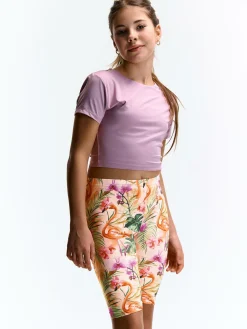 GATE Szorty biker z nadrukiem|Dzieci Dziewczynki·Spodnie I Legginsy|Dziewczynki·Szorty ☀️