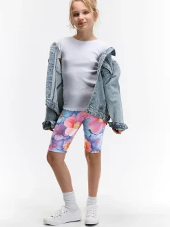 GATE Szorty biker z nadrukiem|Dzieci Dziewczynki·Spodnie I Legginsy|Dziewczynki·Szorty ☀️