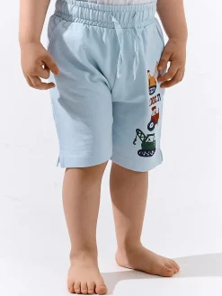 GATE Szorty dresowe z nadrukiem|Dzieci Chłopcy·Spodnie|Chłopcy·Szorty ☀️