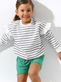 GATE Szorty prążkowane|Dzieci Dziewczynki·Spodnie I Legginsy|Dziewczynki·Szorty ☀️