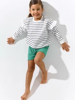 GATE Szorty prążkowane|Dzieci Dziewczynki·Spodnie I Legginsy|Dziewczynki·Szorty ☀️