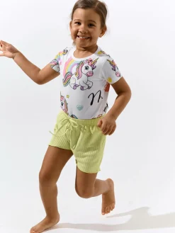 GATE Szorty prążkowane|Dzieci Dziewczynki·Spodnie I Legginsy|Dziewczynki·Szorty ☀️