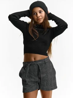 GATE Szorty w kratę|Dzieci Dziewczynki·Spodnie I Legginsy|Dziewczynki·Szorty ☀️