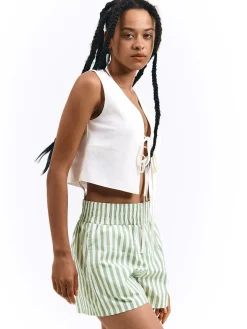 GATE Szorty w prążki| Spodnie·Spodenki ☀️