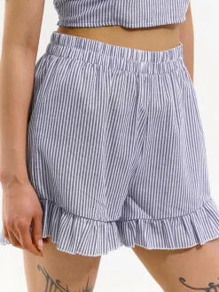 GATE Szorty w prążki| Spodnie·Spodenki ☀️