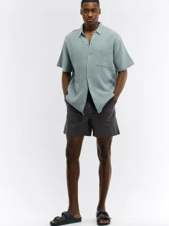 GATE Szorty z domieszką lnu| Spodnie·Spodenki ☀️