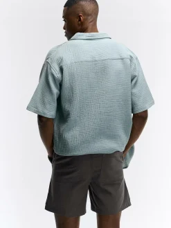 GATE Szorty z domieszką lnu| Spodnie·Spodenki ☀️