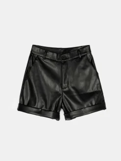 GATE Szorty z imitacji skóry| Spodnie·Spodenki ☀️