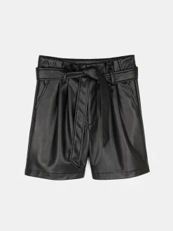 GATE Szorty z imitacji skóry| Spodnie·Spodenki ☀️